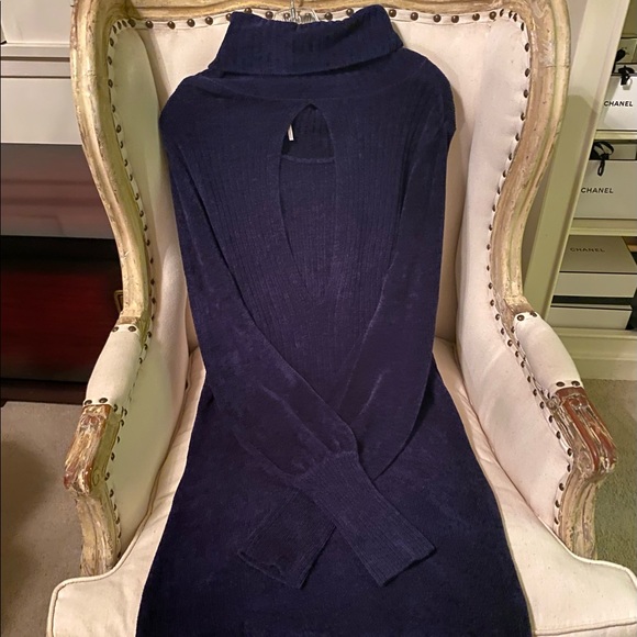 Free People velvet long sleeve turtleneck dress - Picture 12 of 13